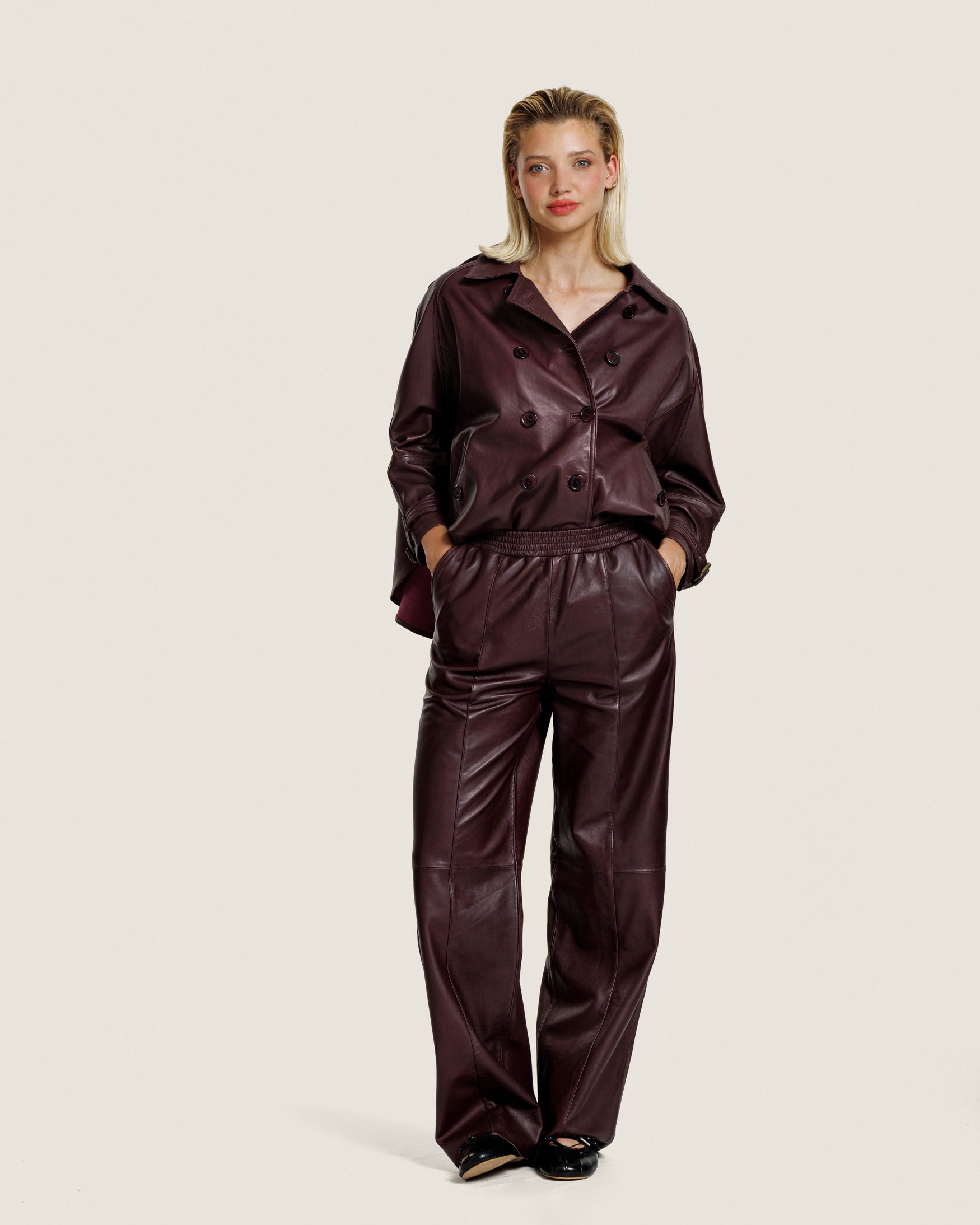 Bibi - Leather Blouse